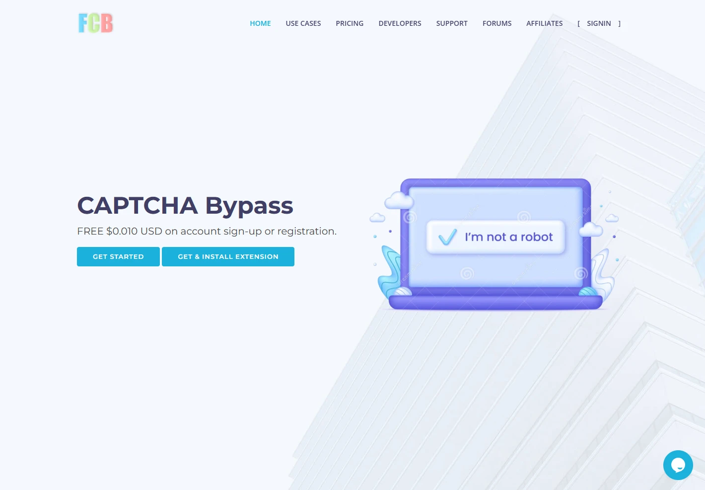 FreeCAPTCHABypass API-first solving service