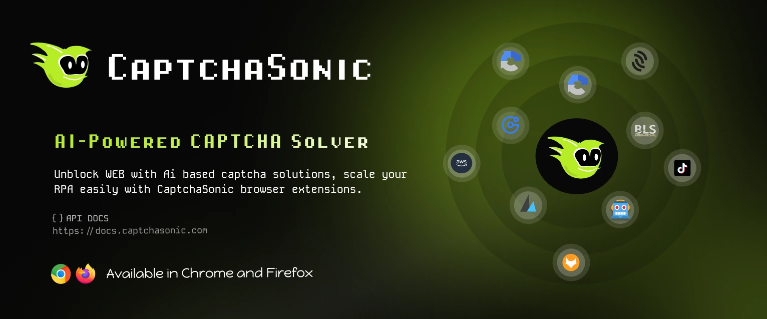 CaptchaSonic - AI-Powered CAPTCHA Solver